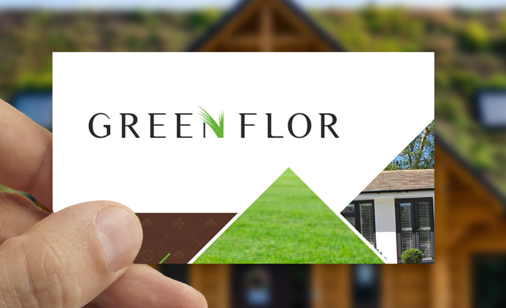 projekt logo firmy Green Flor