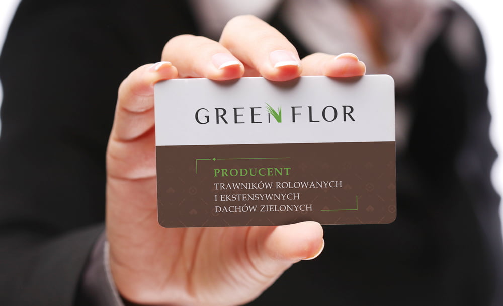projekt logo firmy Green Flor