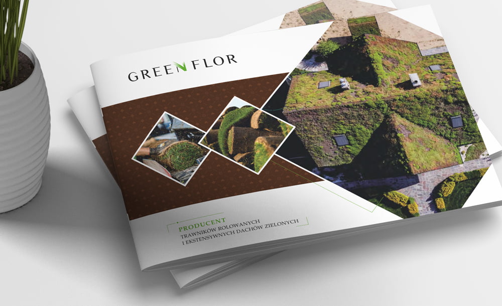 projekt logo firmy Green Flor
