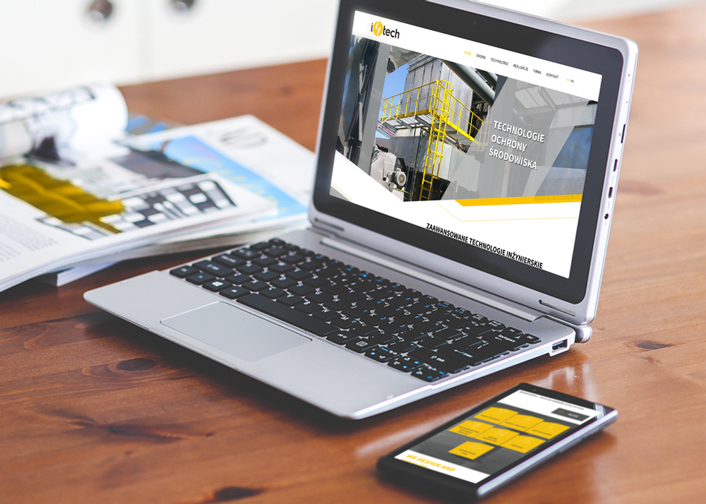 projekt logo firmy i4tech