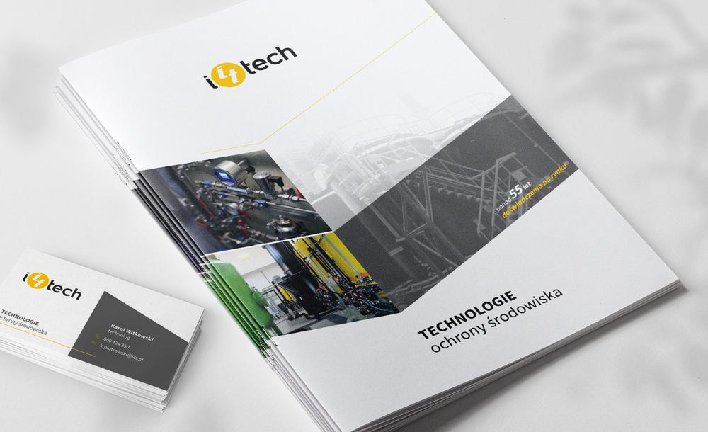 projekt logo firmy i4tech