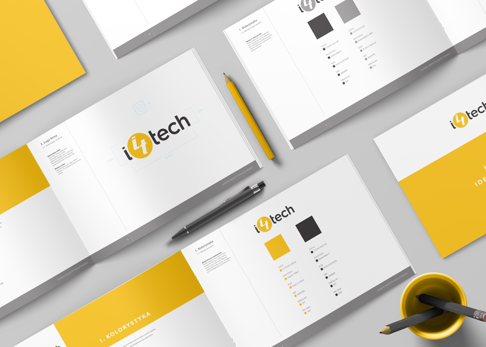 projekt logo firmy i4tech