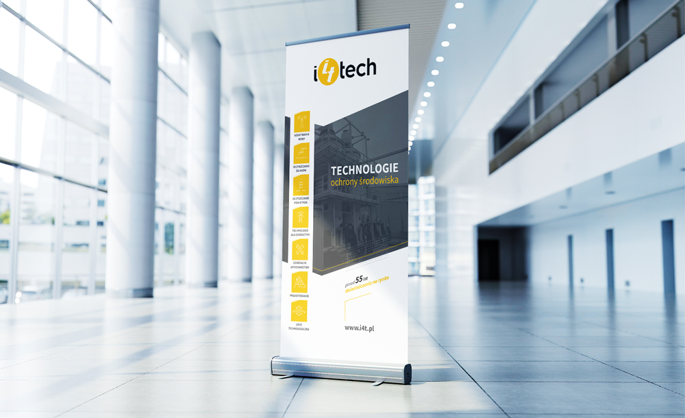 projekt logo firmy i4tech