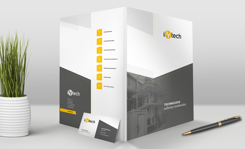 projekt logo firmy i4tech