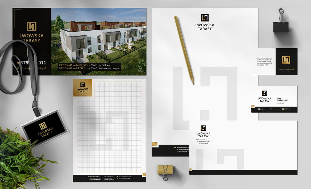 projekt logo firmy Lwowska Tarasy