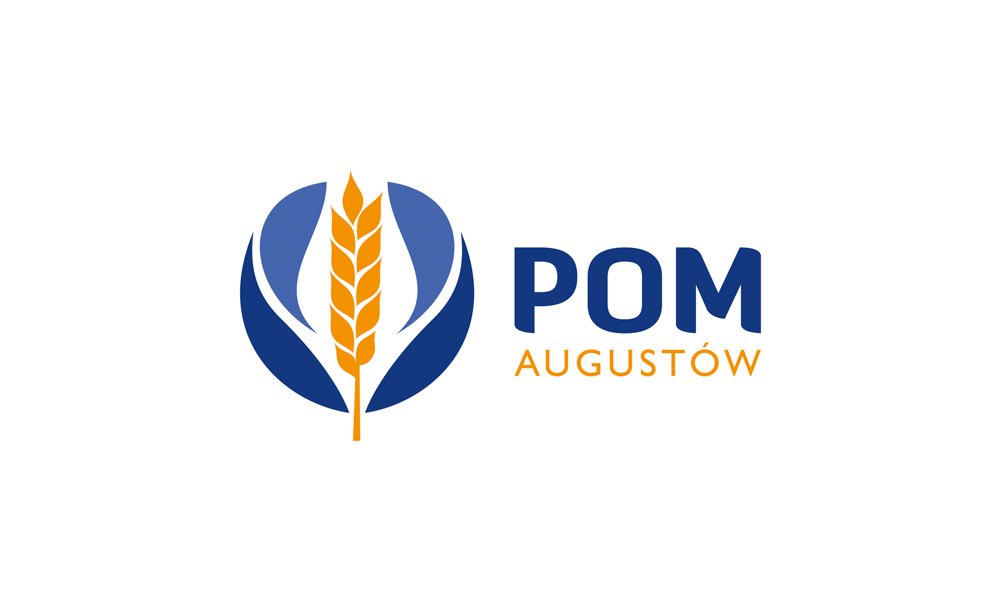 projekt logo firmy POM Augustów