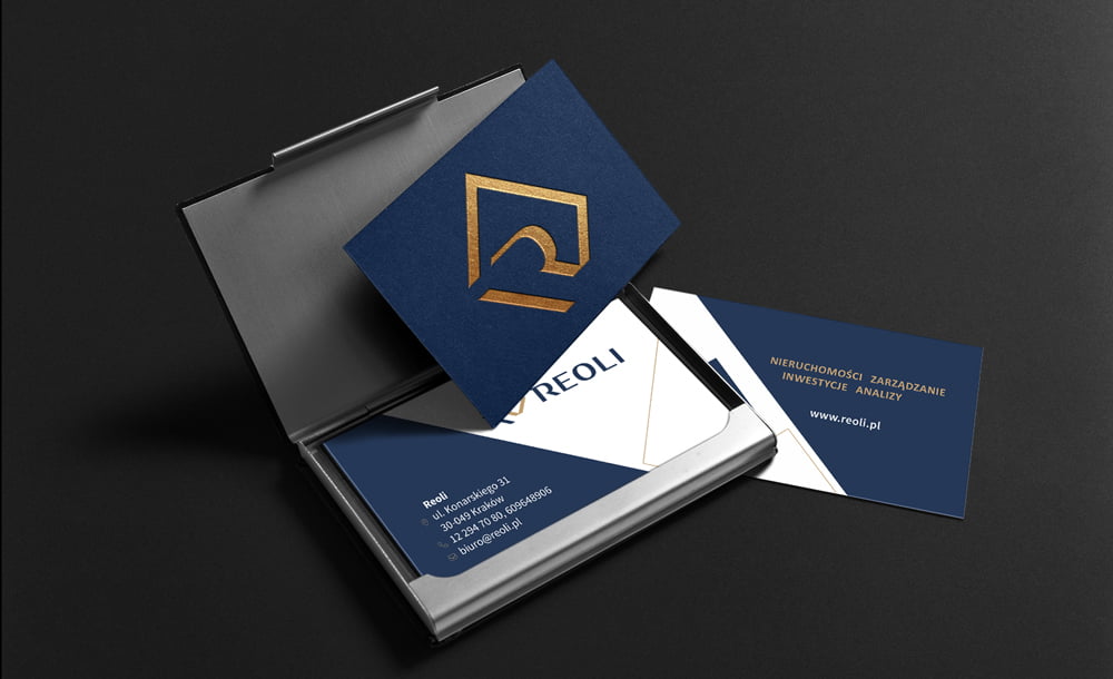 projekt logo firmy Reoli