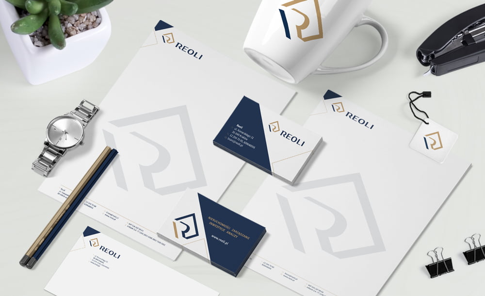 projekt logo firmy Reoli