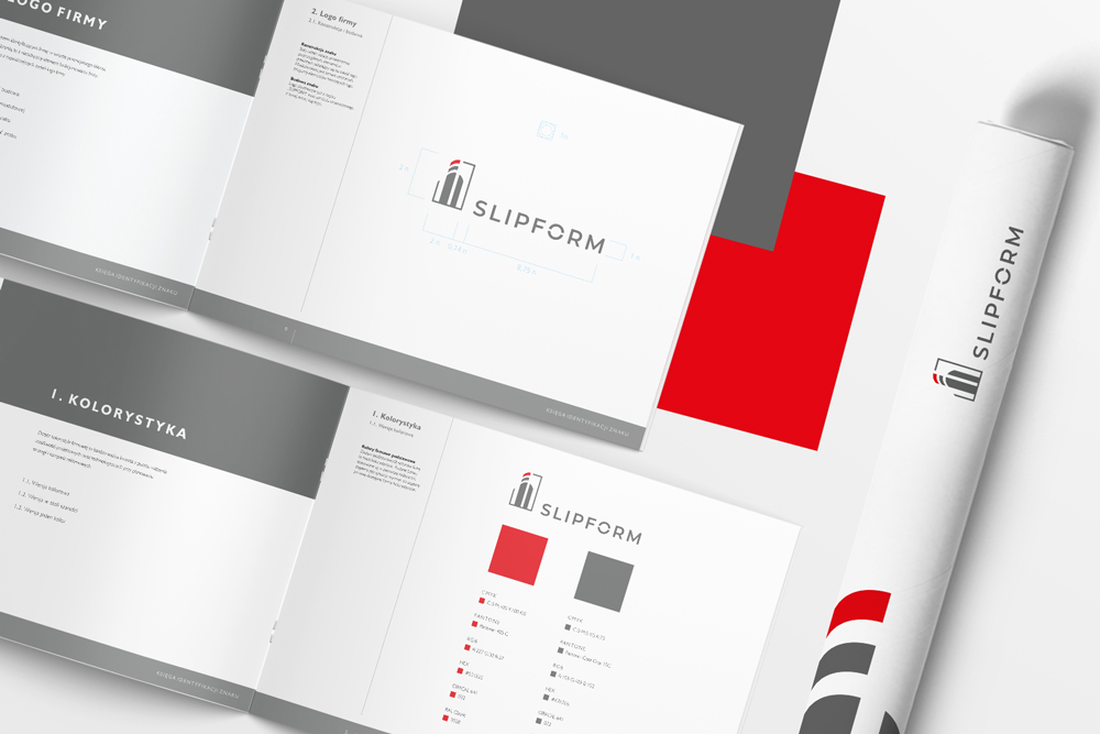 projekt logo firmy Slipform