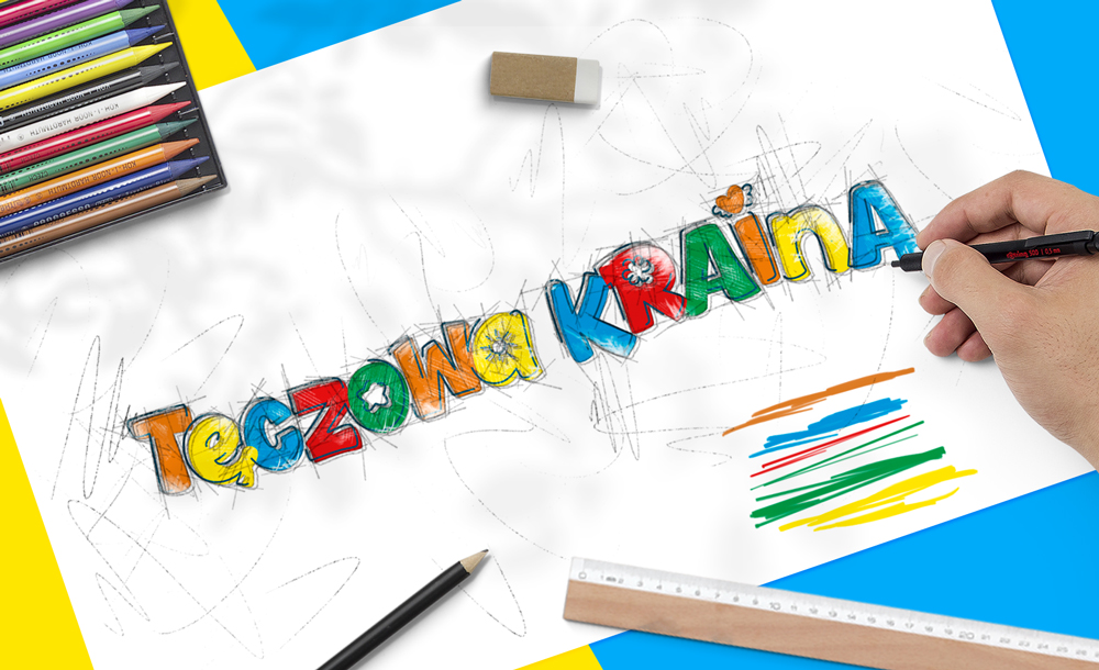 projekt logo firmy Tęczowa Kraina