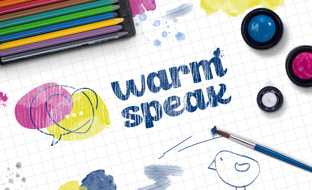 projekt logo firmy Warmspeak