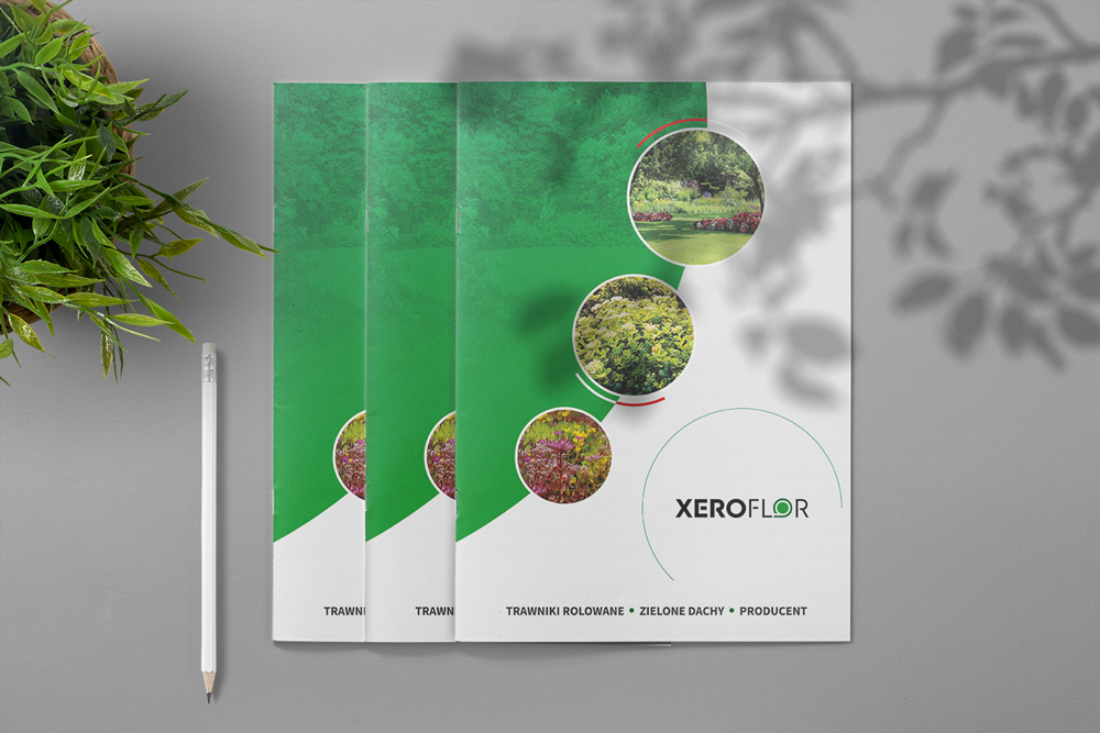 projekt logo firmy Xero Flor