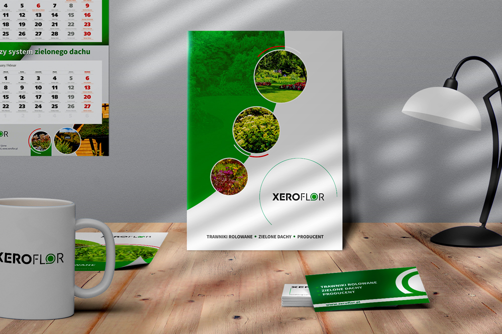 projekt logo firmy Xero Flor