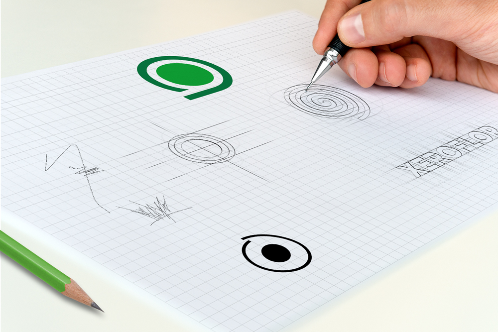 projekt logo firmy Xero Flor