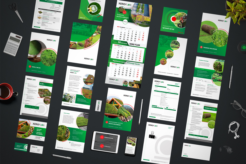 projekt logo firmy Xero Flor