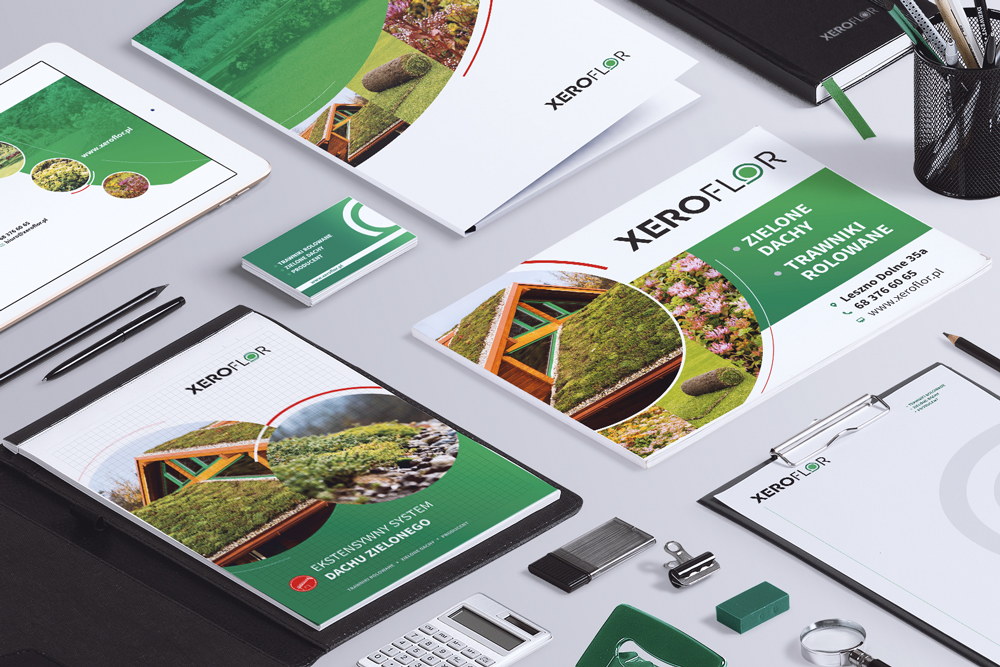 projekt logo firmy Xero Flor