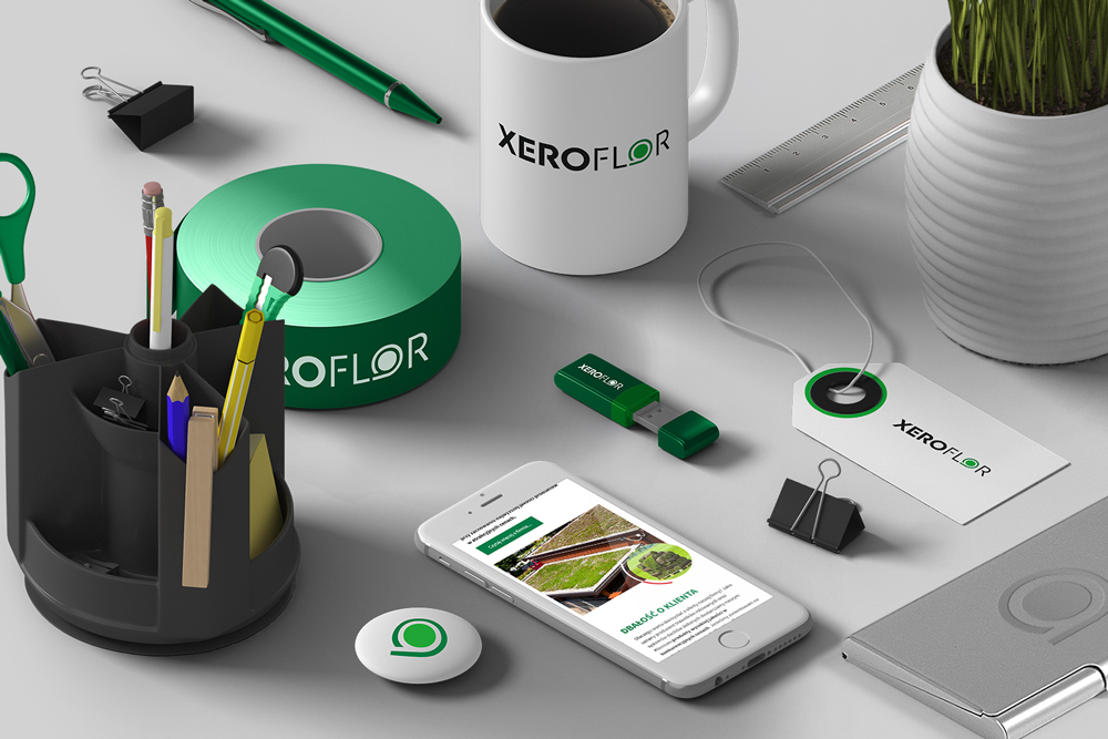 projekt logo firmy Xero Flor