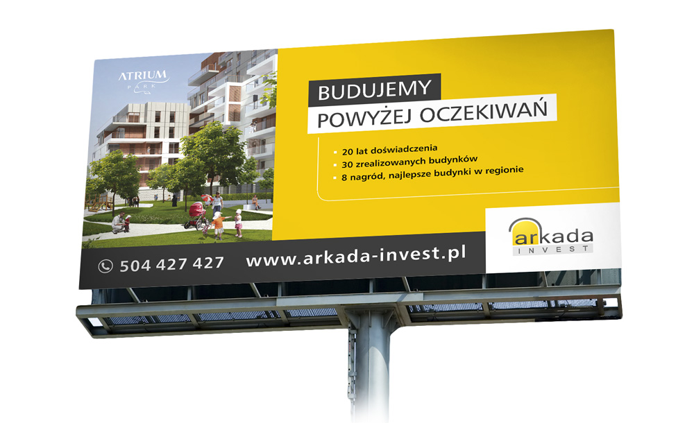 Identyfikacja wizualna Arkada Invest