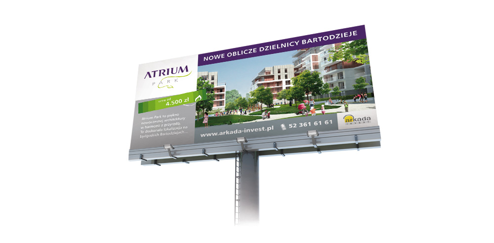 wizerunek, identyfikacja wizualna Atrium Park