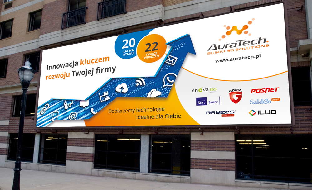 Identyfikacja wizualna Aura Tech