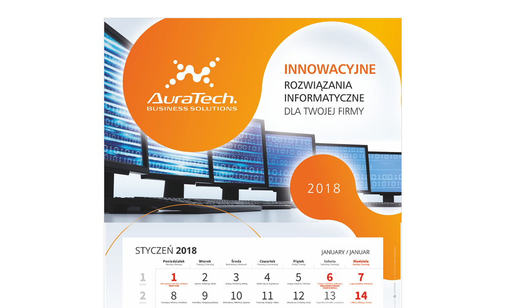 Identyfikacja wizualna Aura Tech