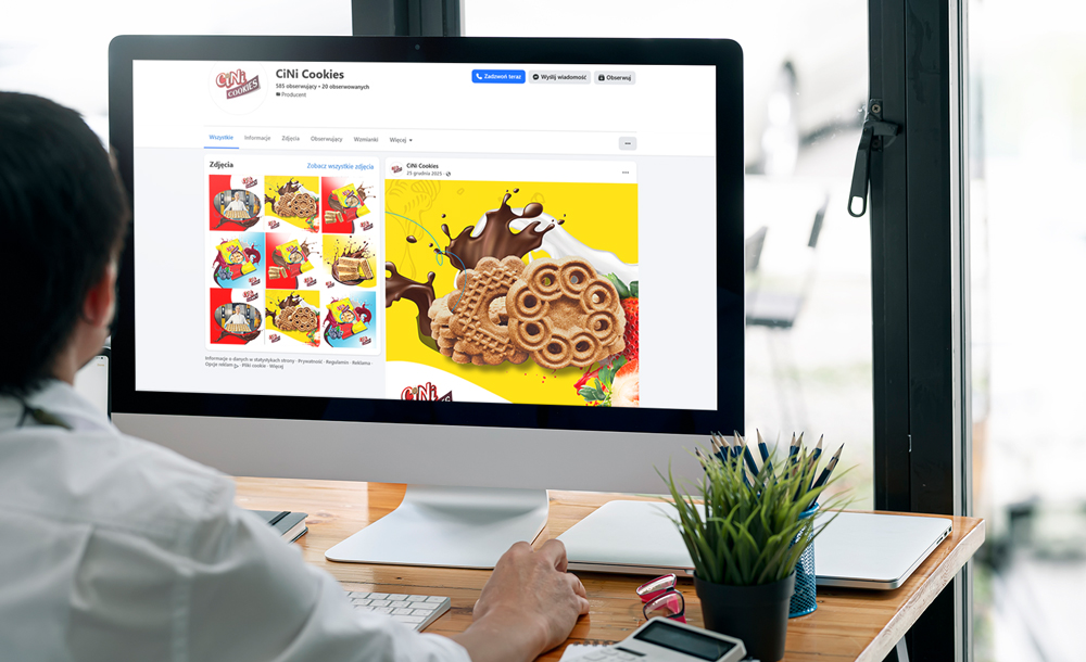wizerunek, identyfikacja wizualna Cini Cookies