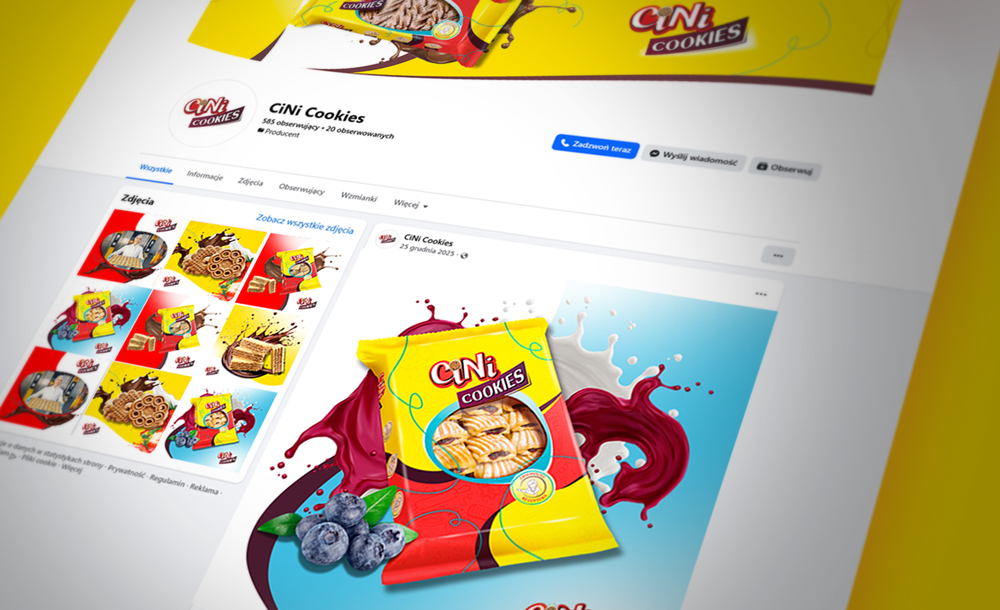 wizerunek, identyfikacja wizualna Cini Cookies