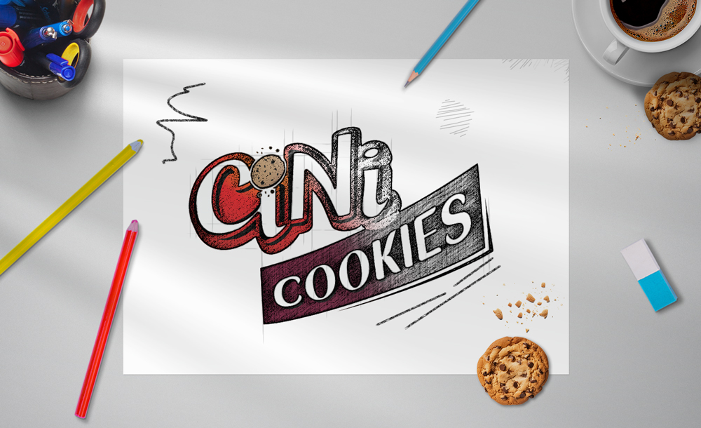 wizerunek, identyfikacja wizualna Cini Cookies