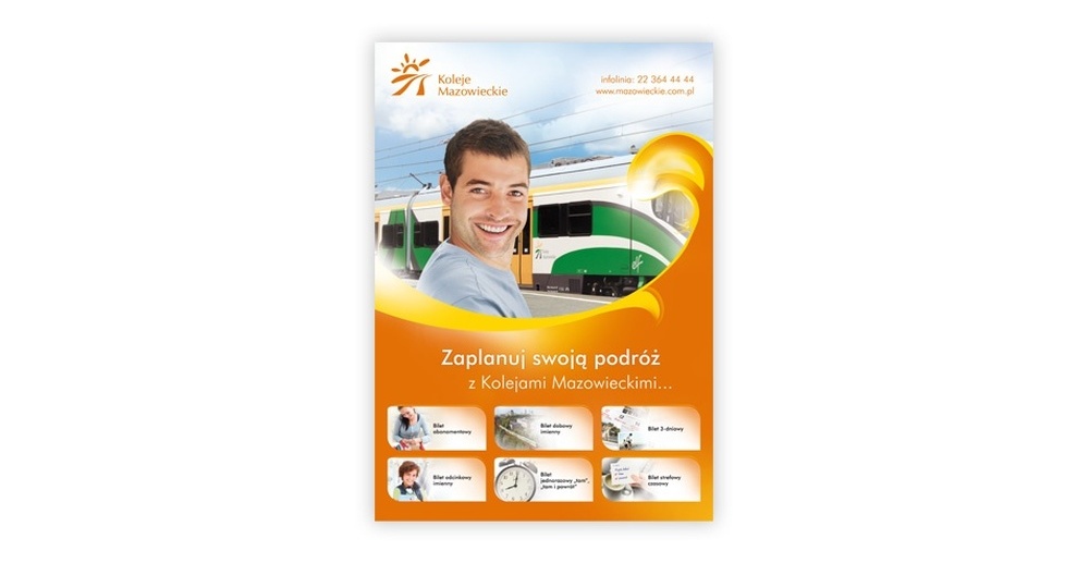 Identyfikacja wizualna Koleje Mazowieckie