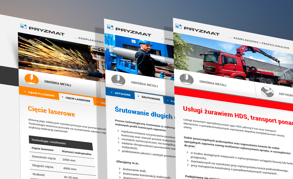 Identyfikacja wizualna Pryzmat