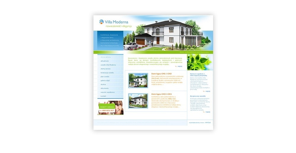 Identyfikacja wizualna Villa Moderna