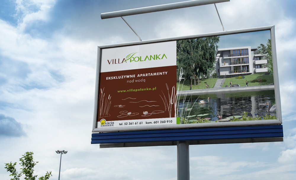 Identyfikacja wizualna Villa Polanka