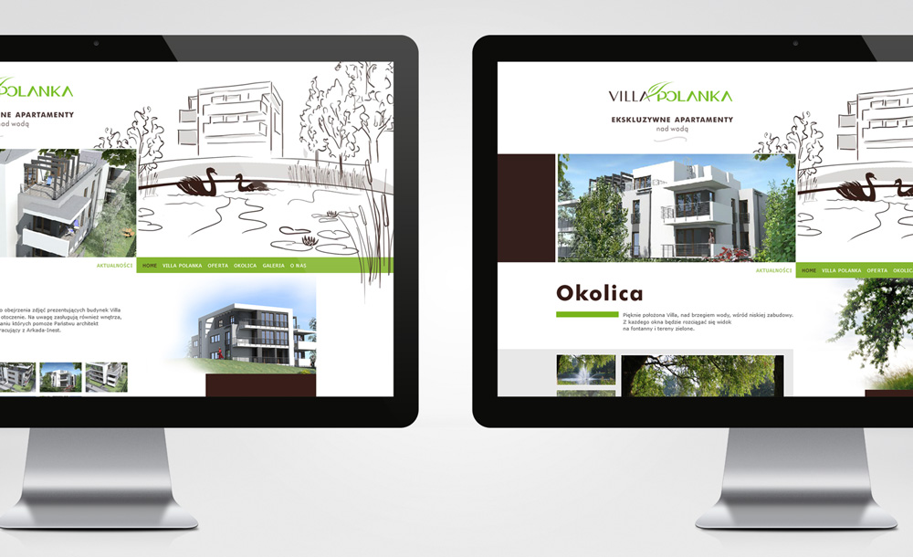 Identyfikacja wizualna Villa Polanka