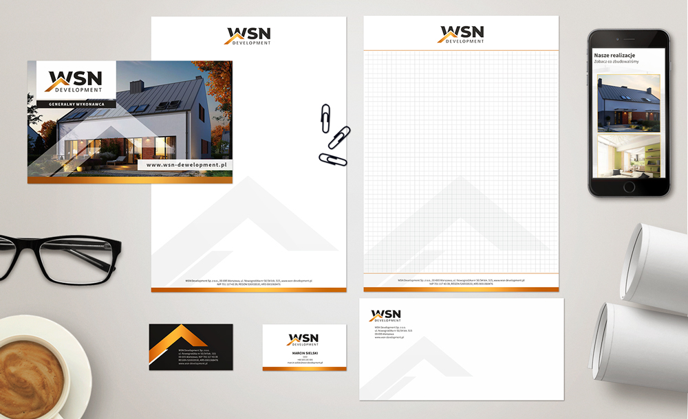 wizerunek, identyfikacja wizualna WSN Development