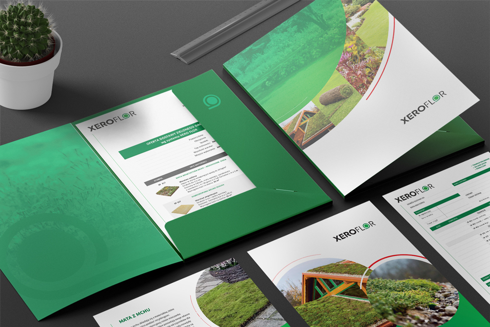 wizerunek, identyfikacja wizualna Xero Flor