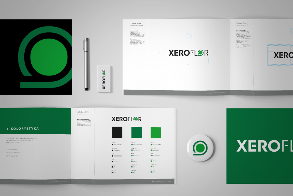 wizerunek, identyfikacja wizualna Xero Flor